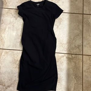 Old navy black maternity fitted dress